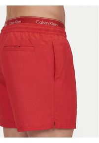 Calvin Klein Swimwear Szorty kąpielowe LV00N61024 Czerwony Regular Fit. Kolor: czerwony. Materiał: syntetyk #2