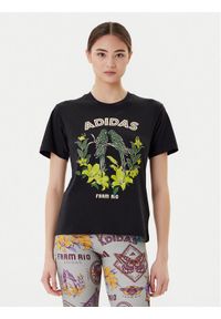 Adidas - adidas T-Shirt FARM Graphic JV8609 Czarny. Kolor: czarny. Materiał: bawełna