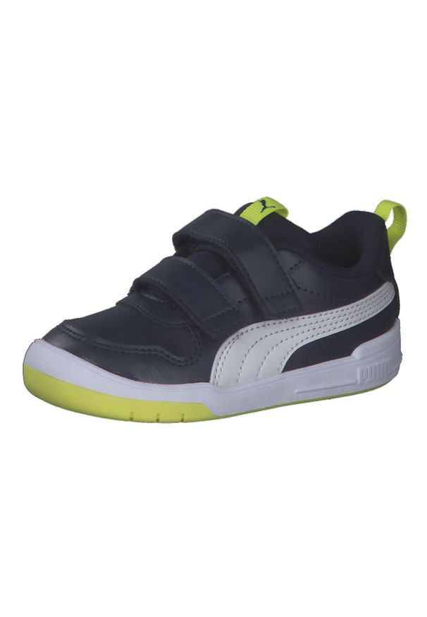 Buty do chodzenia dla dzieci Puma Multiflex Sl V. Okazja: na uczelnię. Kolor: niebieski, biały, wielokolorowy. Sport: turystyka piesza