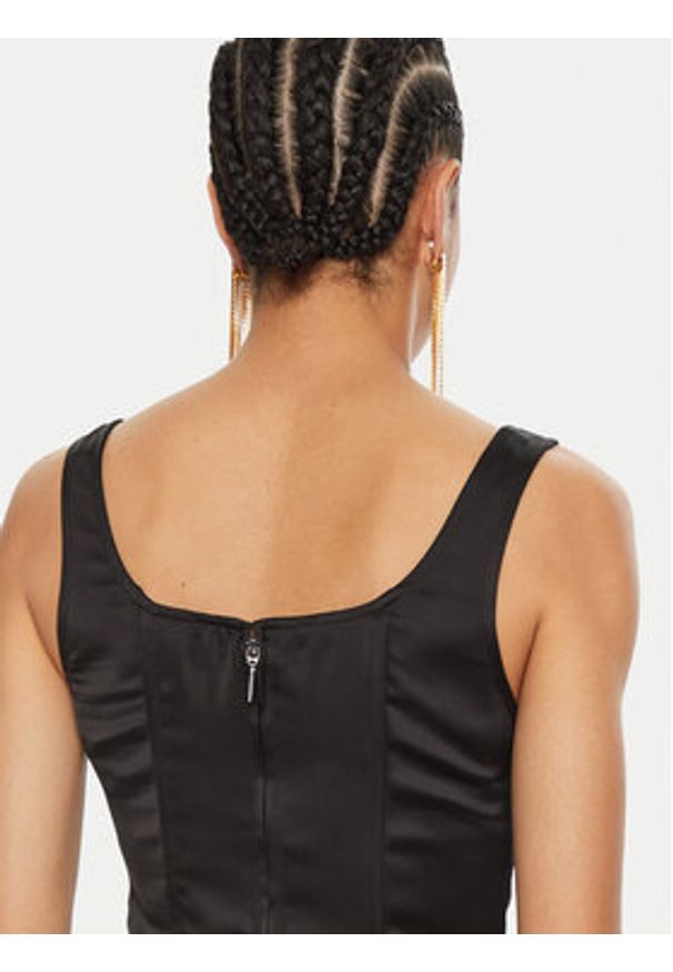 Guess Sukienka koktajlowa Sia W4BK0F WDEE2 Czarny Slim Fit. Kolor: czarny. Materiał: syntetyk. Styl: wizytowy