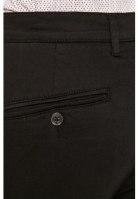 Tailored & Originals - Spodnie. Kolor: czarny. Materiał: tkanina, bawełna, elastan. Wzór: gładki #2