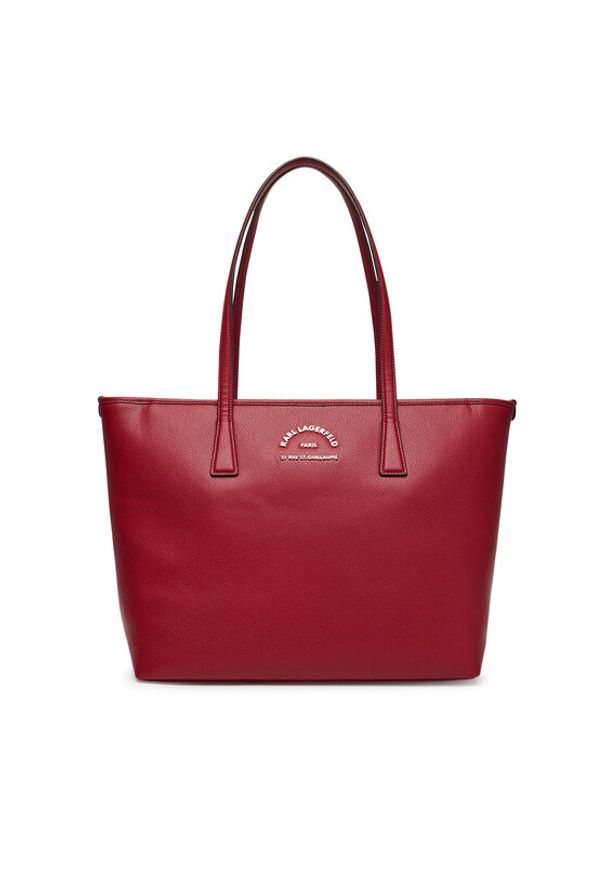 Karl Lagerfeld - KARL LAGERFELD Torebka A3W30314 Czerwony. Kolor: czerwony. Materiał: skórzane