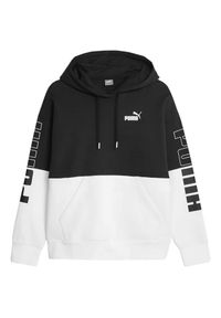 Bluza sportowa damska Puma Power Colorblock Hoodie FL. Kolor: wielokolorowy, czarny, biały