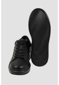 Karl Lagerfeld - KARL LAGERFELD Czarne męskie sneakersy KAPRI MENS Karl NFT, Rozmiar 44. Okazja: na co dzień. Kolor: czarny. Materiał: skóra. Szerokość cholewki: normalna. Wzór: gładki #2