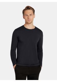 Pako Lorente - PAKO LORENTE – Longsleeve męski w kolorze granatowym. Kolor: biały, niebieski. Materiał: bawełna, elastan. Długość rękawa: długi rękaw. Długość: długie
