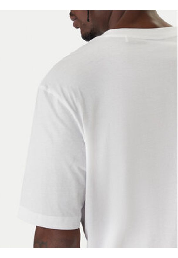 Hugo - HUGO T-Shirt Namerix 50554350 Beżowy Regular Fit. Kolor: beżowy. Materiał: bawełna