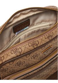 Guess Saszetka HMMILO P5422 Brązowy. Kolor: brązowy. Materiał: skóra