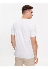Guess T-Shirt M4RI30 J1314 Biały Slim Fit. Kolor: biały. Materiał: bawełna