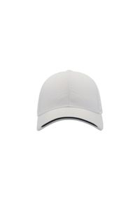 ATLANTIS - Estoril Jacquard Weave 6 Panel Cap. Kolor: biały