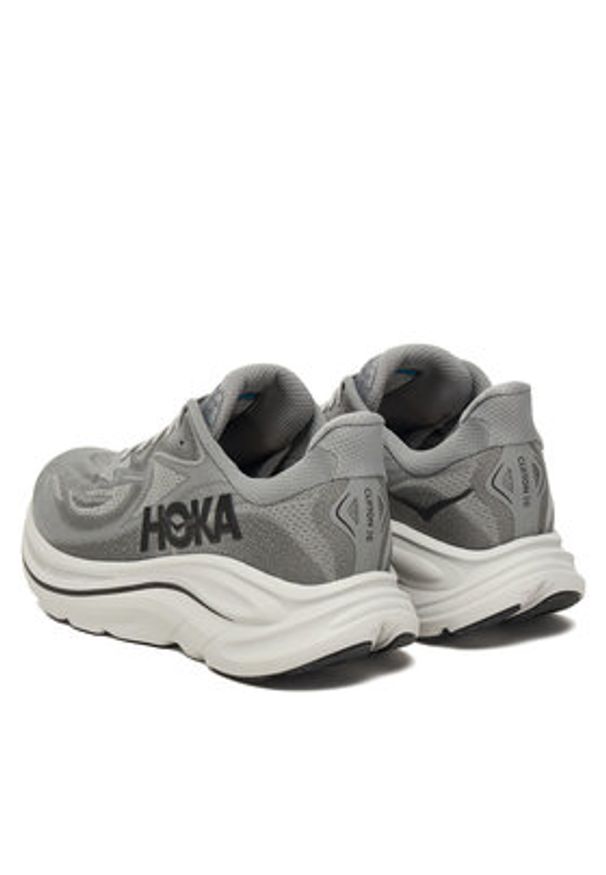 HOKA - Hoka Buty do biegania Clifton 10 1162030 Szary. Kolor: szary. Materiał: materiał