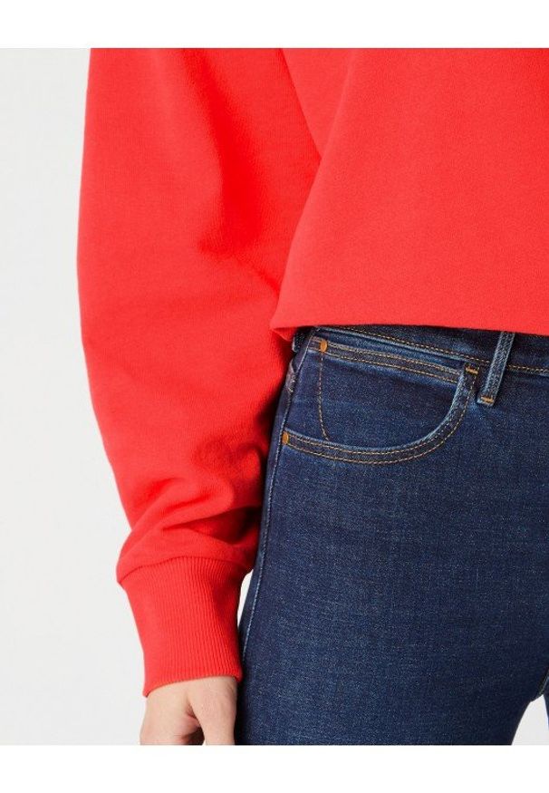 Wrangler - WRANGLER HIGH RISE SKINNY DAMSKIE SPODNIE JEANSOWE NIGHT BLUE W27HVH385 112141269