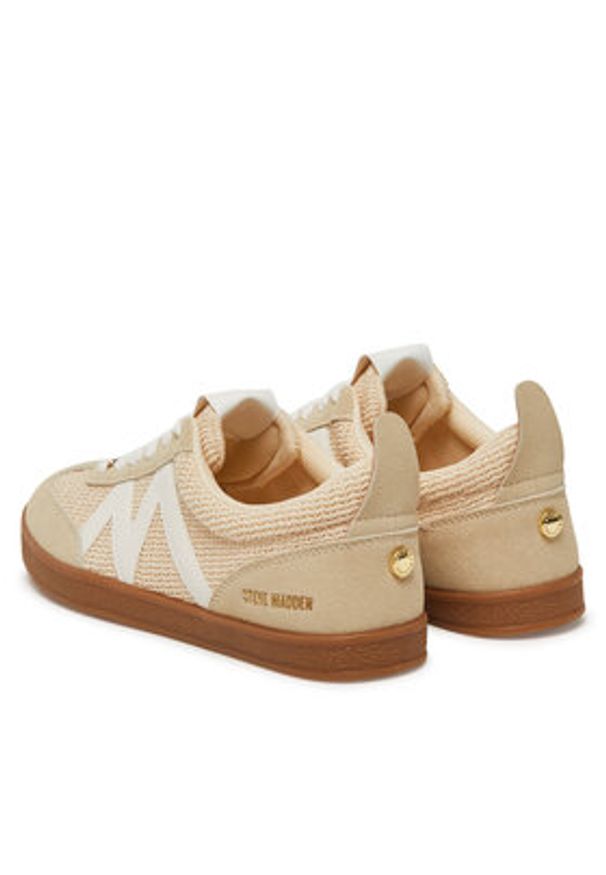 Steve Madden Sneakersy Degree SM11003179 Beżowy. Kolor: beżowy. Materiał: skóra