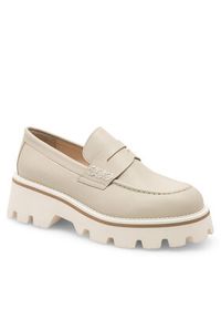 Badura Loafersy GISELLE-24SS202 Beżowy. Kolor: beżowy. Materiał: skóra