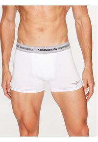 Aeronautica Militare Komplet bokserek AM1UBX004 Biały. Kolor: biały. Materiał: bawełna #3