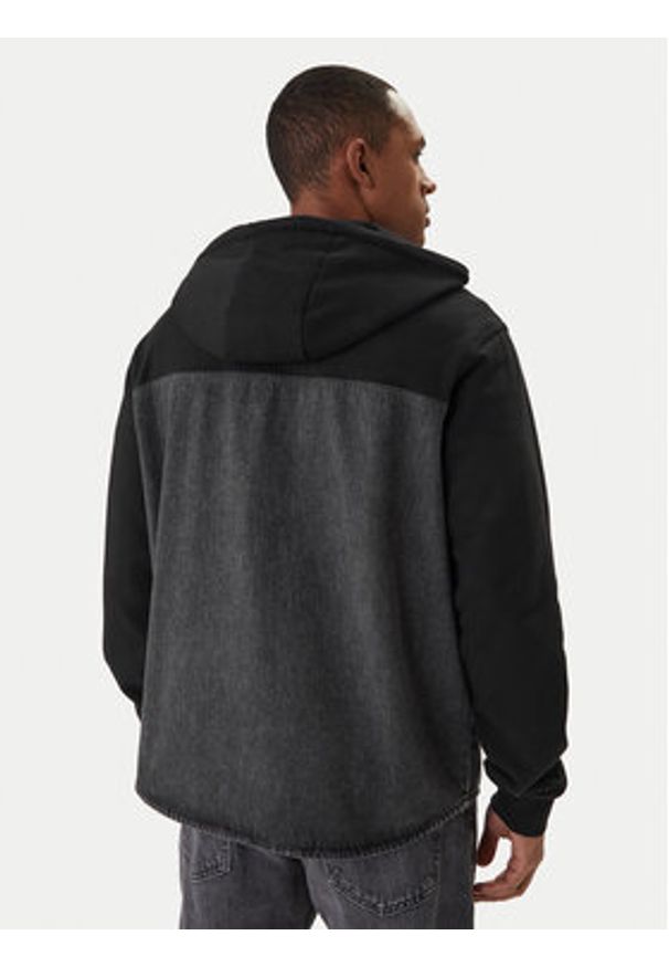 Karl Lagerfeld Jeans Kurtka jeansowa B1M14044 Szary Regular Fit. Kolor: szary. Materiał: bawełna