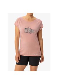 Koszulka szybkoschnąca damska Vaude Tekoa T-Shirt II. Kolor: różowy