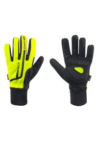 FORCE - Rękawiczki rowerowe zimowe dla dorosłych Force X72. Kolor: żółty. Sezon: zima