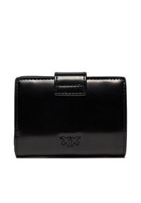 Pinko Mały Portfel Damski Wallet . PE 24 PCPL 102840 A1EN Czarny. Kolor: czarny. Materiał: skóra