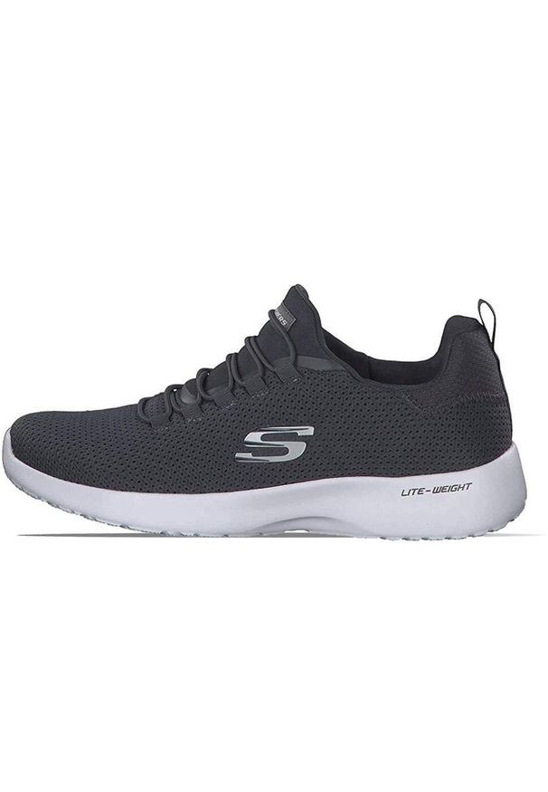 skechers - Buty Dynamight Rozmiar 47.5 Szary - 58360-GRY. Zapięcie: bez zapięcia. Kolor: szary. Materiał: tkanina, materiał. Szerokość cholewki: normalna. Sport: turystyka piesza