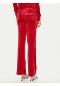 Juicy Couture Spodnie dresowe Del Ray JCAP180 Czerwony Regular Fit. Kolor: czerwony. Materiał: syntetyk #3