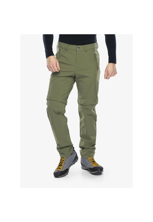 Spodnie turystyczne męskie Vaude Farley Stretch ZO Pants II. Kolor: zielony. Sport: turystyka piesza