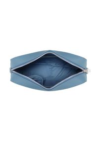 Ochnik - Niebieska mała torebka damska. Kolor: niebieski. Materiał: skórzane. Rozmiar: małe. Rodzaj torebki: na ramię #7