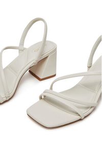 Aldo Sandały Atlanticus 13706601 Biały. Kolor: biały. Materiał: skóra