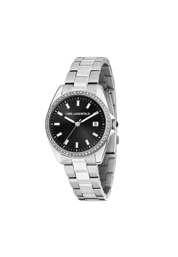 Karl Lagerfeld - KARL LAGERFELD Zegarek R0553101511 Srebrny. Kolor: srebrny