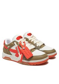 OFF-WHITE - Off-White Sneakersy OMIA243S23LEA0015622 Écru. Materiał: materiał #4