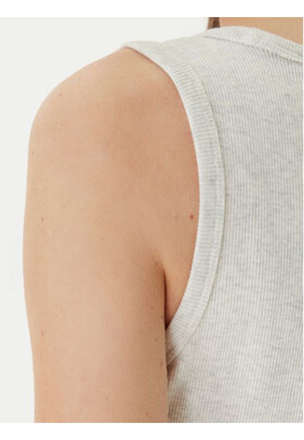 Calvin Klein Jeans Sukienka codzienna LV047F257G Beżowy Slim Fit. Okazja: na co dzień. Kolor: beżowy. Materiał: bawełna. Typ sukienki: proste. Styl: casual