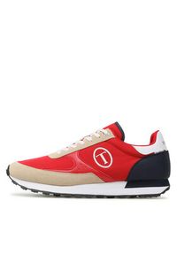 Trussardi Jeans - Trussardi Sneakersy 77A00512 Czerwony. Kolor: czerwony. Materiał: materiał #6