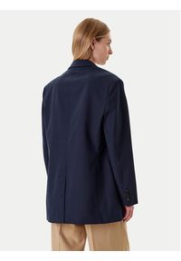 TOMMY HILFIGER - Tommy Hilfiger Marynarka Elevated WW0WW46808 Granatowy Relaxed Fit. Kolor: niebieski. Materiał: bawełna