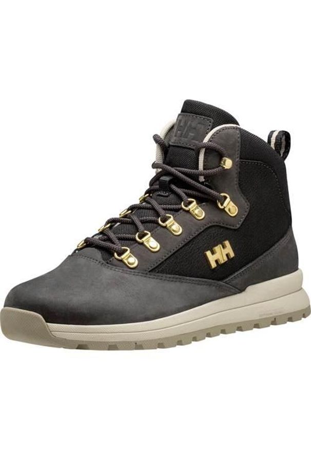 Buty do chodzenia damskie Helly Hansen W Victoria. Wysokość cholewki: za kostkę. Zapięcie: sznurówki. Kolor: czarny. Materiał: guma, materiał, tkanina. Szerokość cholewki: normalna. Sport: turystyka piesza