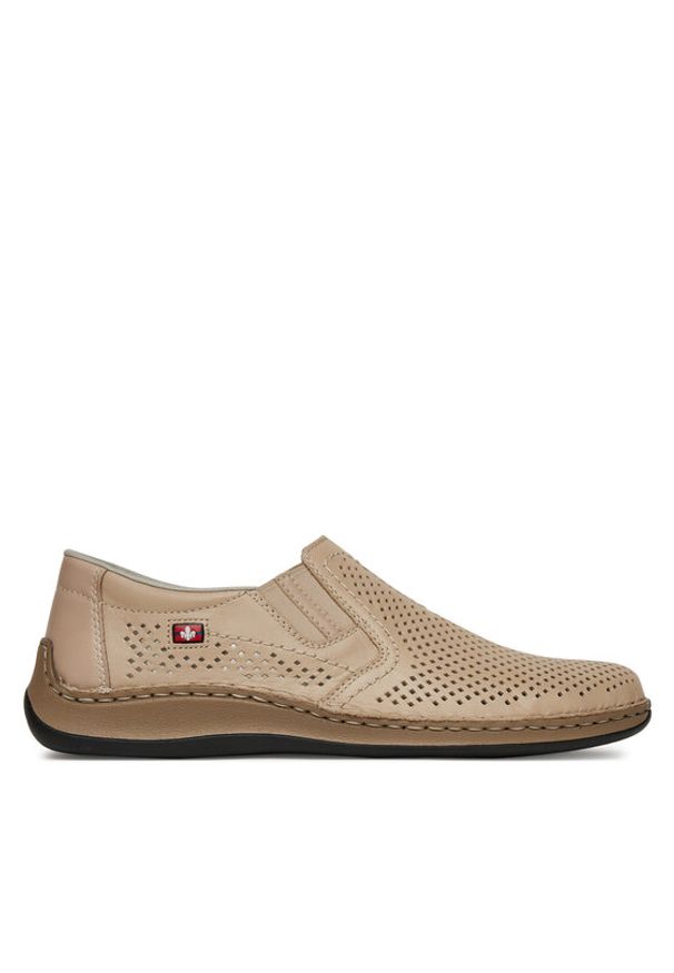 Rieker Półbuty CEO-05297-60 Beżowy. Kolor: beżowy. Materiał: skóra