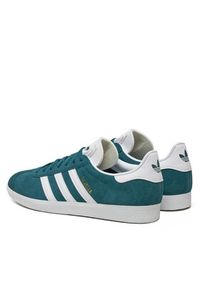 Adidas - adidas Sneakersy Gazelle JH5383 Zielony. Kolor: zielony. Materiał: skóra, zamsz. Model: Adidas Gazelle #6