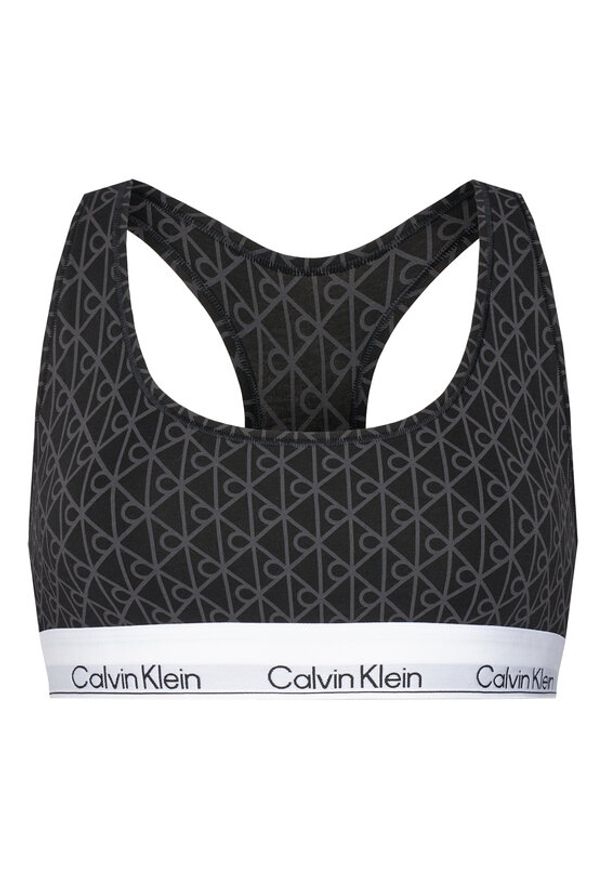 Calvin Klein Underwear Biustonosz top LV00QF8493 Czarny. Kolor: czarny. Materiał: bawełna