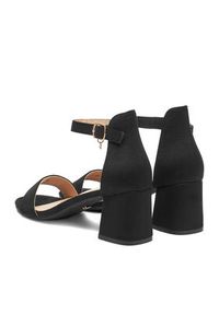 DeeZee Sandały 5250-1 Czarny. Kolor: czarny. Materiał: materiał #3