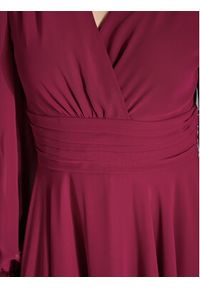 Swing Sukienka wieczorowa 5AI17100 Bordowy Regular Fit. Kolor: czerwony. Materiał: syntetyk. Styl: wizytowy #3