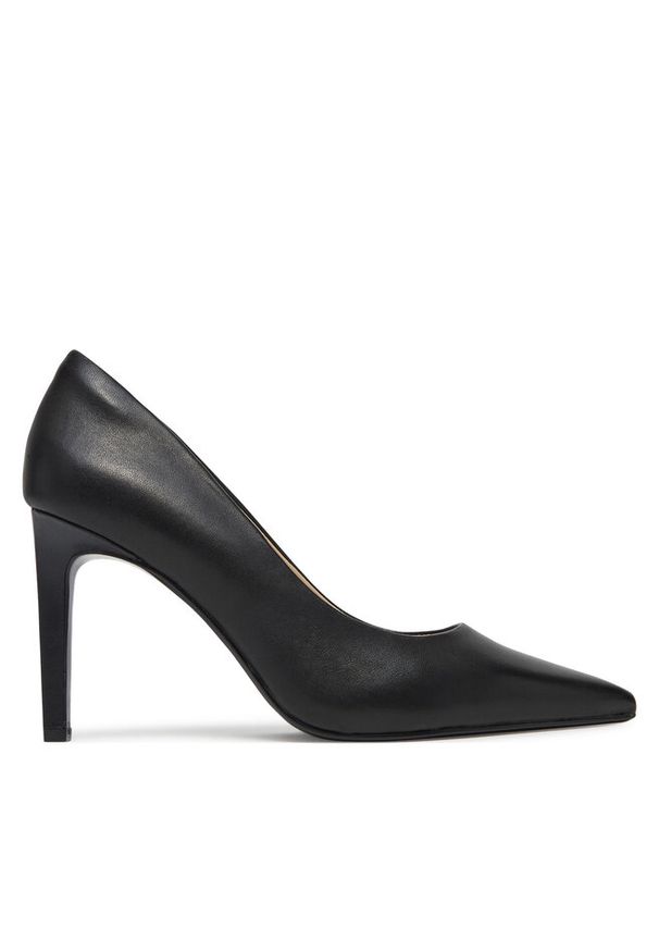 Szpilki Calvin Klein. Kolor: czarny. Obcas: na szpilce