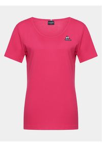 Le Coq Sportif T-Shirt 2320631 Różowy Regular Fit. Kolor: różowy. Materiał: syntetyk