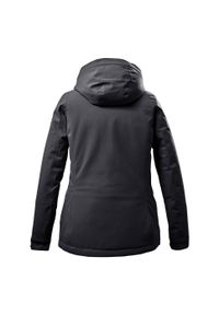 Damska wodoodporna kurtka z kapturem Killtec Kow 170. Typ kołnierza: kaptur. Kolor: czarny. Sport: turystyka piesza #2