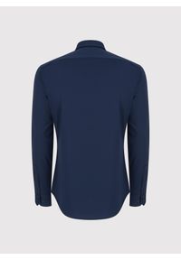 Pako Lorente - PAKO LORENTE – Granatowa koszula z bawełną. Kolor: niebieski. Materiał: bawełna. Długość rękawa: długi rękaw. Długość: długie #5