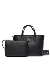 Guess Torebka Latona (BG) Mini-Bags HWBG92 11750 Czarny. Kolor: czarny. Materiał: skórzane