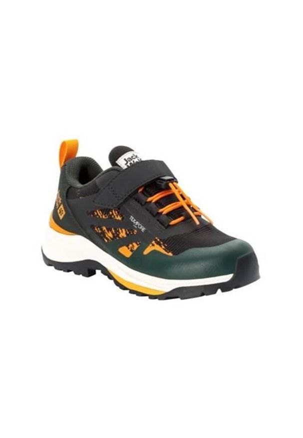 Buty do chodzenia dla dzieci Jack Wolfskin Villi Hiker Texapore Low. Zapięcie: rzepy. Kolor: wielokolorowy. Materiał: materiał, syntetyk, tkanina. Szerokość cholewki: normalna. Sport: turystyka piesza