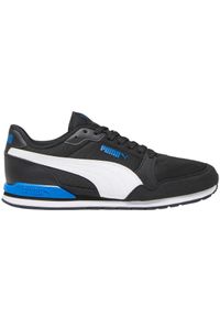 Buty do chodzenia męskie Puma ST Runner v3 Mesh. Kolor: czarny, niebieski, wielokolorowy. Materiał: guma, syntetyk, materiał, tkanina, zamsz, mesh. Sport: turystyka piesza #1