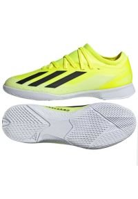 Adidas - Buty piłkarskie adidas X Crazyfast League In Jr IF0685 żółte. Zapięcie: sznurówki. Kolor: żółty. Materiał: guma, syntetyk. Sport: piłka nożna