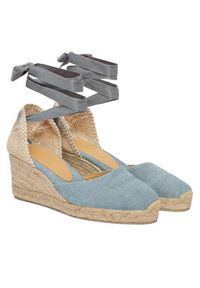 Castañer Espadryle Carina 21644 Niebieski jasny. Kolor: niebieski. Materiał: materiał #2