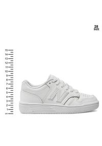 New Balance Sneakersy PSB4803W Biały. Kolor: biały. Materiał: skóra #3