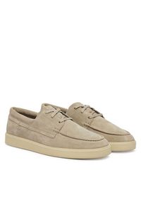 Clarks Półbuty Lockford Boat 26186610 Szary. Kolor: szary. Materiał: skóra, zamsz #4