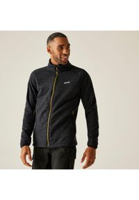 Regatta - Męski polar turystyczny Rivake z pełnym zamkiem błyskawicznym. Kolor: szary, wielokolorowy, brązowy, czarny. Materiał: polar. Sport: turystyka piesza #1